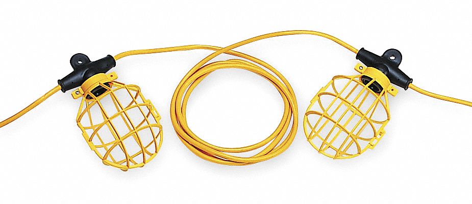 LUMAPRO Light String,150 W Per Lamp,10 Sockets - 6YF736YF73 - Grainger